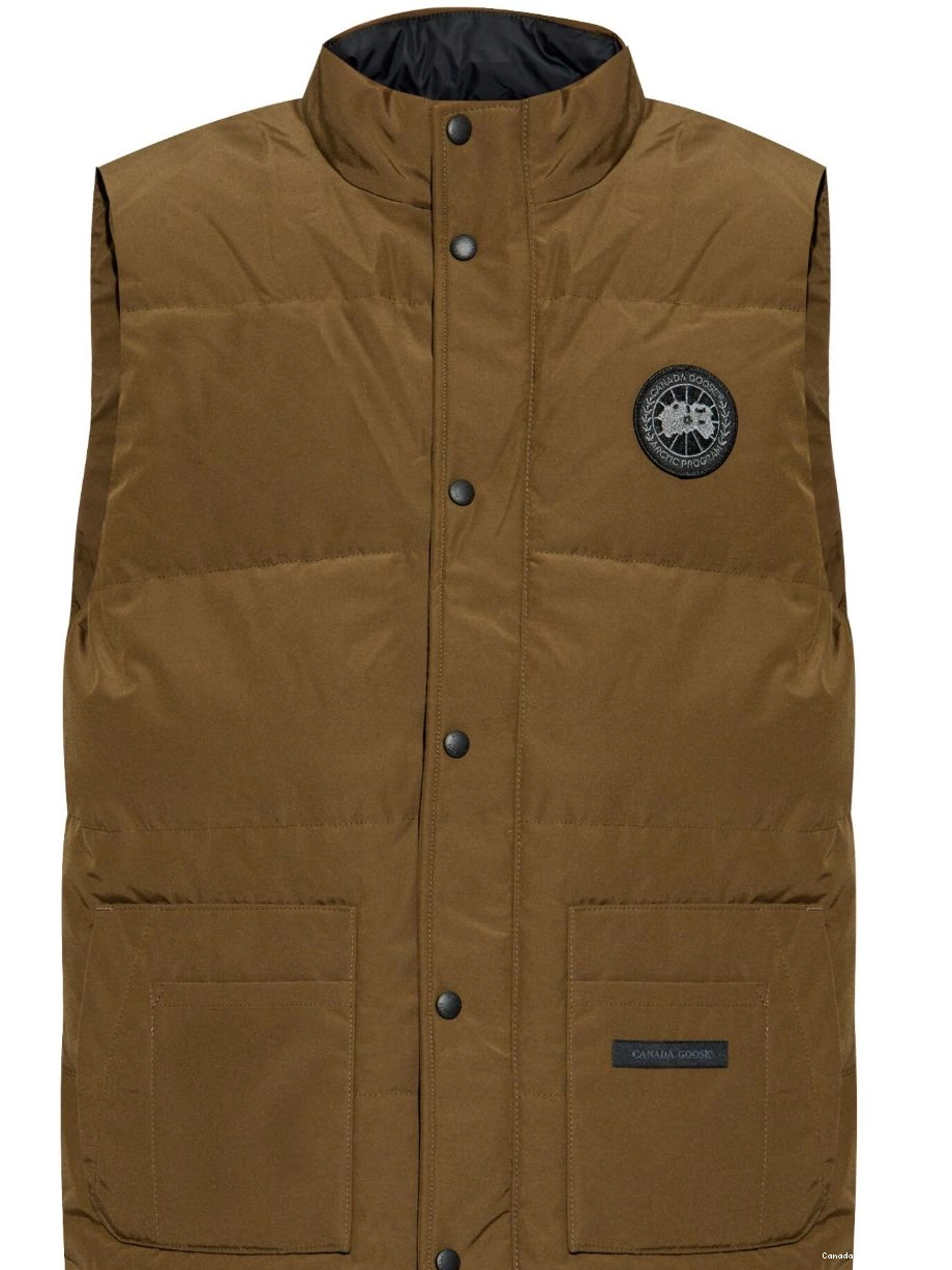 Cheap logo-patch Goose Men gilet Canada 0304