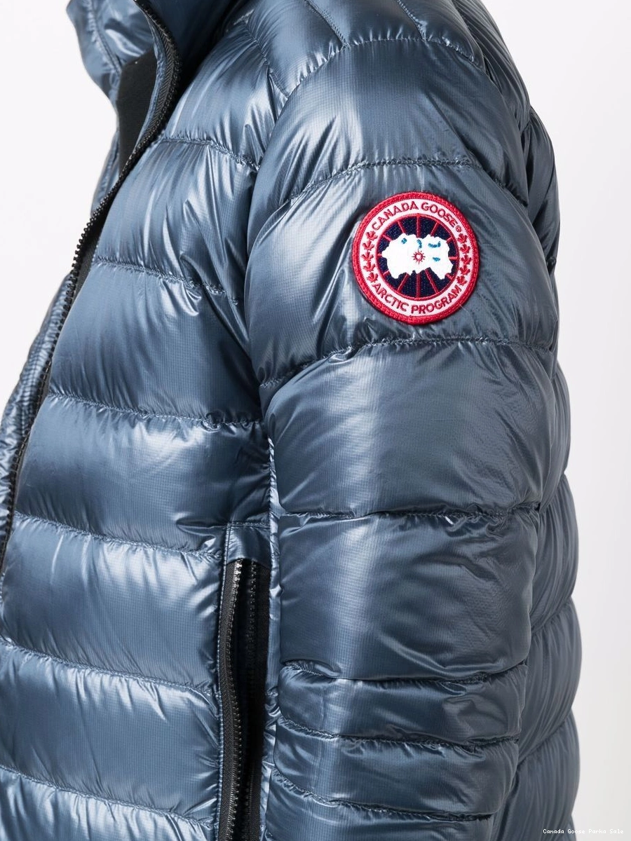 Cheap Canada Goose feather-down Men metallic padded jacket 0309