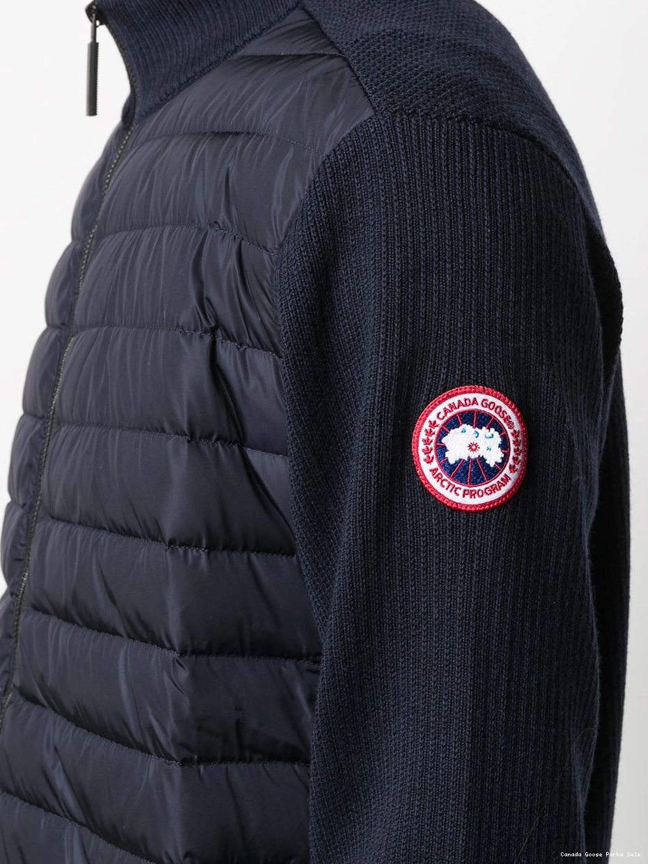 Affordable Men jacket knit Hybridge Canada padded Goose 0304